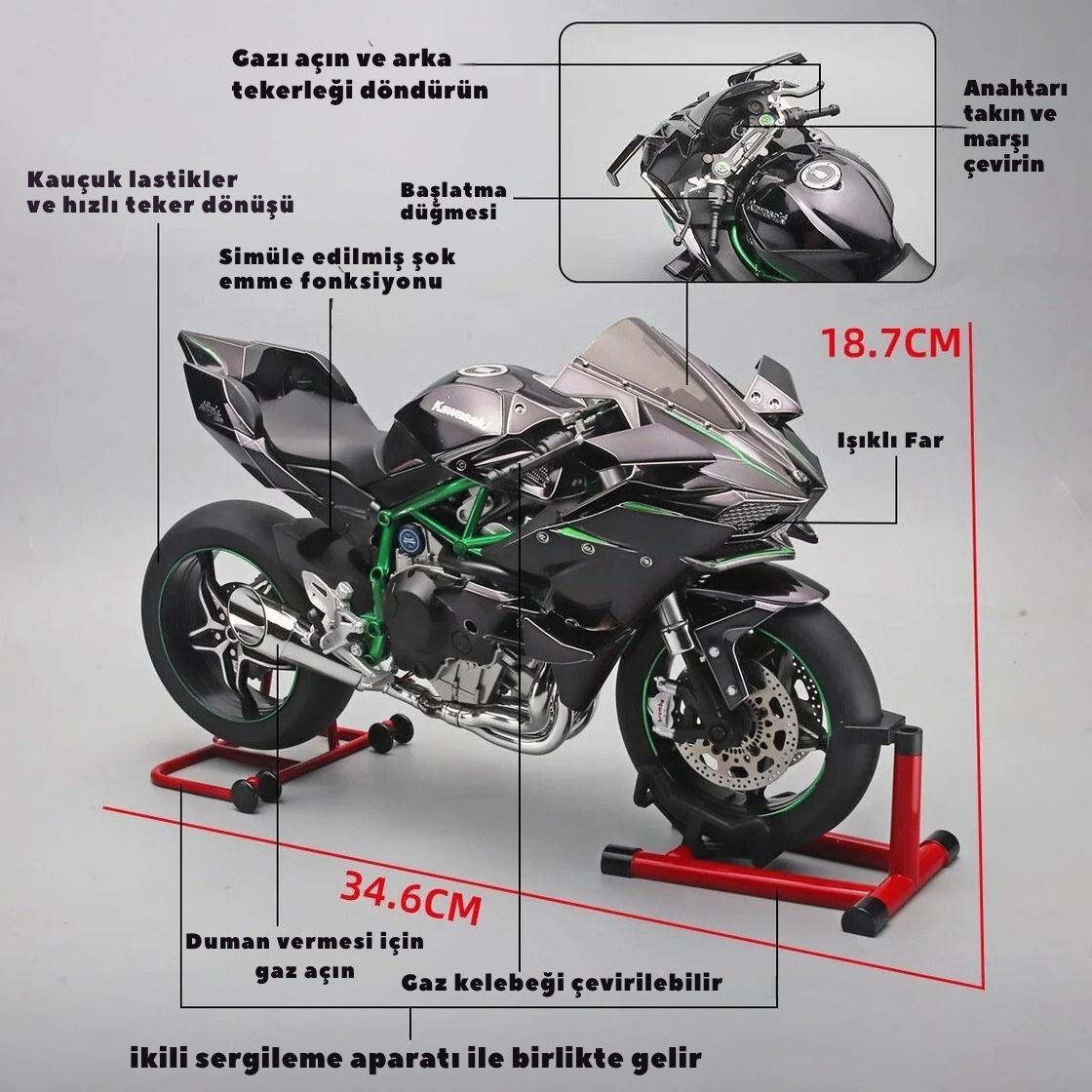 Mini Kawasaki H2R Tutkunları